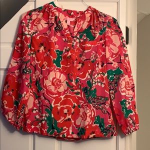 Lilly Pulitzer long sleeve top with pocket
